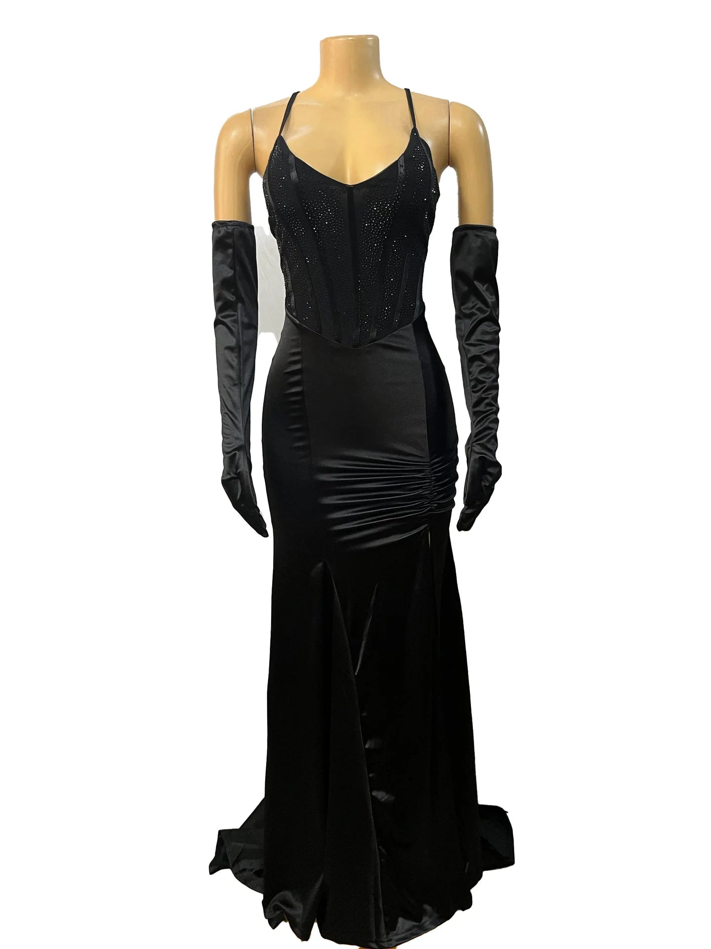 Long Dress Women Sexy Dresses Gown Sling Sleeveless Vestidos Halter Elegant Y2k Party Club Night Evening Sequin High Waist