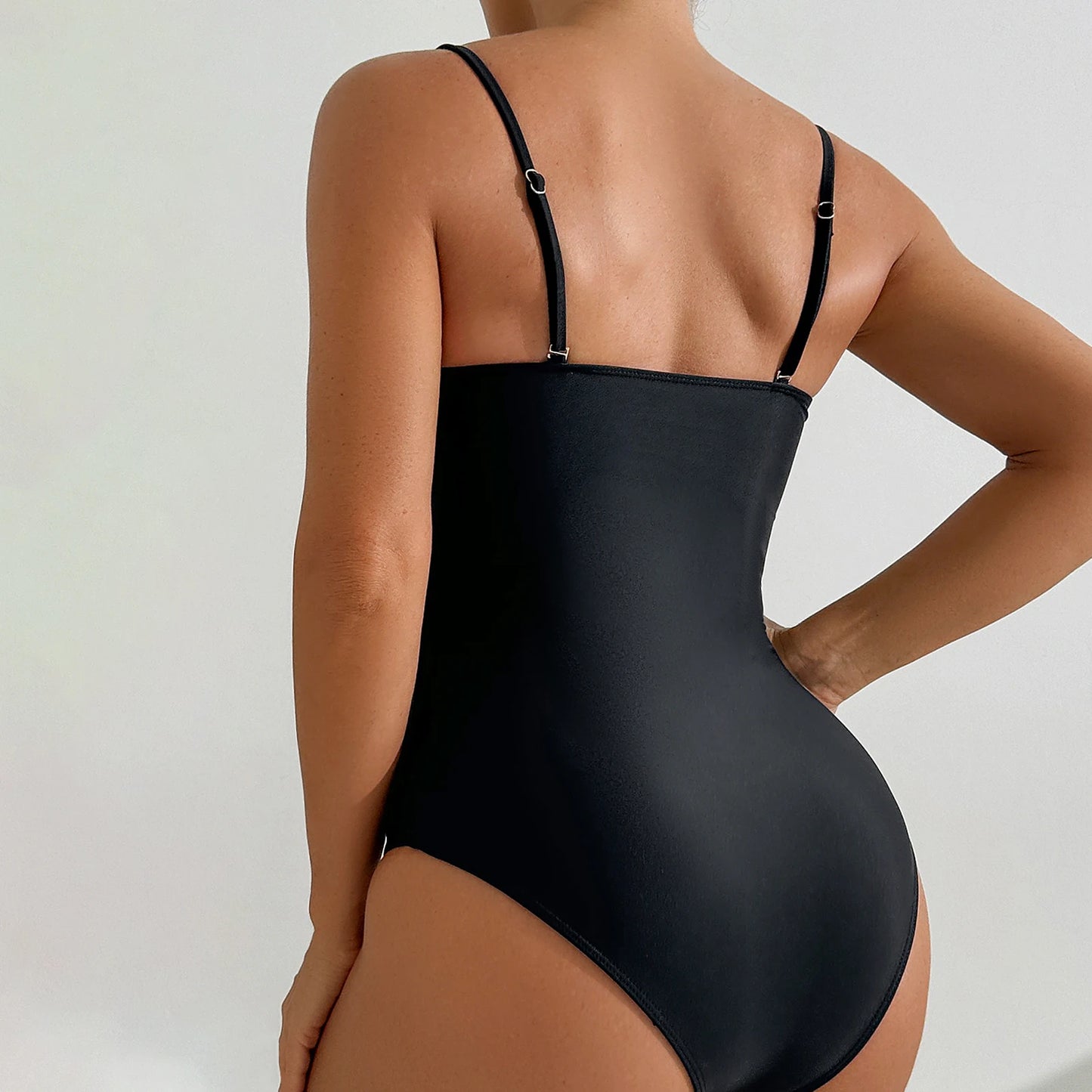 Women Monokini Backless Bathing Suit Starfish Decor Hollow-Out Beachwear Sleeveless Swimsuit Summer Bathing Suit Swimwear Bikini